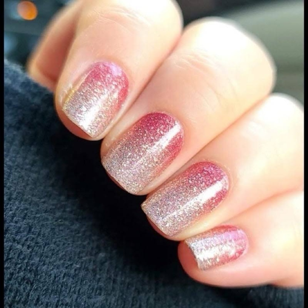 CORAL BAY (RETIRED) Ombré Glitter Color Street Nail Strips